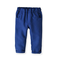 Load image into Gallery viewer, 3 Pieces Set Baby Kid Boys Birthday Party Checked Bow Shirts Striped Vests Waistcoats And Suits Wholesale 211109316
