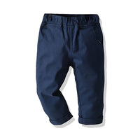 Load image into Gallery viewer, 2 Pieces Set Baby Kid Boys Checked Shirts And Solid Color Pants Wholesale 211109317
