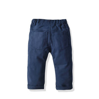 Load image into Gallery viewer, 2 Pieces Set Baby Kid Boys Checked Shirts And Solid Color Pants Wholesale 211109317
