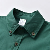 Load image into Gallery viewer, 2 Pieces Set Baby Kid Boys Bow Shirts And Solid Color Jumpsuits Wholesale 211109318
