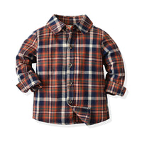 Load image into Gallery viewer, 2 Pieces Set Baby Kid Boys Dressy Checked Bow Shirts And Striped Suits Trousers Wholesale 211109324
