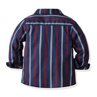 Load image into Gallery viewer, 2 Pieces Set Baby Kid Boys Striped Shirts And Pants Wholesale 211109326
