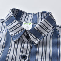Load image into Gallery viewer, 2 Pieces Set Baby Kid Boys Striped Shirts And Pants Wholesale 211109327
