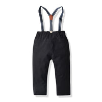 Load image into Gallery viewer, 2 Pieces Set Baby Kid Boys Dressy Solid Color Bow Shirts And Suits Trousers Wholesale 211109331
