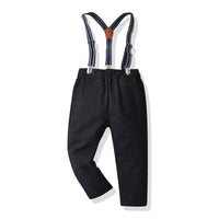 Load image into Gallery viewer, 2 Pieces Set Baby Kid Boys Dressy Solid Color Bow Shirts And Suits Trousers Wholesale 211109331
