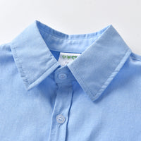 Load image into Gallery viewer, 2 Pieces Set Baby Kid Boys Dressy Solid Color Bow Shirts And Suits Trousers Wholesale 211109331
