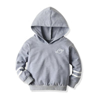 Load image into Gallery viewer, 2 Pieces Set Baby Kid Boys Striped Print Hoodies Swearshirts And Solid Color Pants Wholesale 211109335
