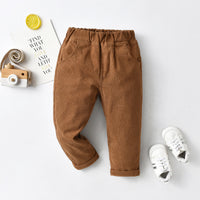 Load image into Gallery viewer, 2 Pieces Set Baby Kid Boys Striped Print Hoodies Swearshirts And Solid Color Pants Wholesale 211109335
