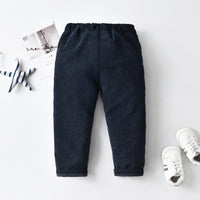 Load image into Gallery viewer, 2 Pieces Set Baby Kid Boys Striped Print Hoodies Swearshirts And Solid Color Pants Wholesale 211109335
