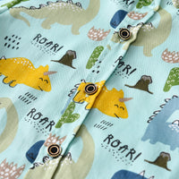 Load image into Gallery viewer, 2 Pieces Set Baby Kid Boys Birthday Party Dinosaur Print Shirts And Solid Color Pants Wholesale 211109337
