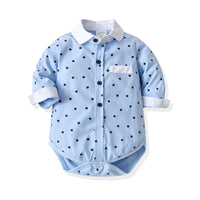 Load image into Gallery viewer, 2 Pieces Set Baby Kid Boys Star Print Shirts And Solid Color Jeans Wholesale 211109345
