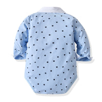 Load image into Gallery viewer, 2 Pieces Set Baby Kid Boys Star Print Shirts And Solid Color Jeans Wholesale 211109345
