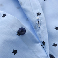 Load image into Gallery viewer, 2 Pieces Set Baby Kid Boys Star Print Shirts And Solid Color Jeans Wholesale 211109345
