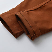 Load image into Gallery viewer, 2 Pieces Set Kid Boys Checked Shirts And Solid Color Pants Wholesale 211109349
