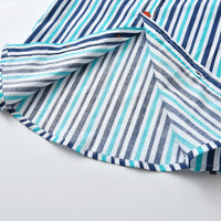 Load image into Gallery viewer, 2 Pieces Set Baby Kid Boys Striped Shirts And Solid Color Pants Wholesale 211109355
