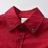 Load image into Gallery viewer, 2 Pieces Set Kid Boys Solid Color Bow Shirts And Pants Wholesale 211109356
