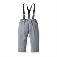 Load image into Gallery viewer, 2 Pieces Set Baby Kid Boys Striped Bow Shirts And Solid Color Pants Wholesale 211109361
