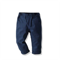 Load image into Gallery viewer, 2 Pieces Set Kid Boys Checked Shirts And Solid Color Pants Wholesale 211109374
