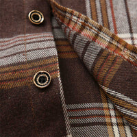 Load image into Gallery viewer, 2 Pieces Set Kid Boys Checked Shirts And Solid Color Pants Wholesale 211109374
