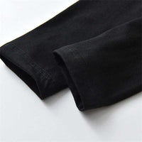 Load image into Gallery viewer, 2 Pieces Set Baby Kid Boys Color-blocking Bow Polo Shirts And Ripped Jeans Wholesale 211109399
