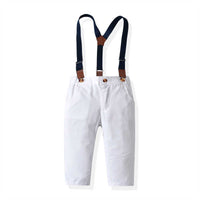 Load image into Gallery viewer, 2 Pieces Set Baby Kid Boys Dressy Checked Bow Rompers And Suits Trousers Wholesale 211109401
