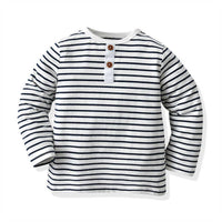 Load image into Gallery viewer, 2 Pieces Set Baby Kid Boys Striped Tops And Jeans Wholesale 211109403
