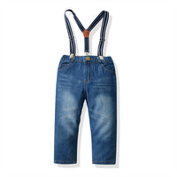 Load image into Gallery viewer, 2 Pieces Set Baby Kid Boys Striped Tops And Jeans Wholesale 211109403
