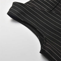 Load image into Gallery viewer, 3 Pieces Set Baby Kid Boys Dressy Striped Vests Waistcoats Checked Bow Shirts And Suits Trousers Wholesale 211109406
