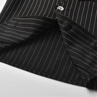 Load image into Gallery viewer, 3 Pieces Set Baby Kid Boys Dressy Striped Vests Waistcoats Checked Bow Shirts And Suits Trousers Wholesale 211109406
