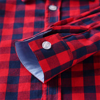 Load image into Gallery viewer, 2 Pieces Set Baby Kid Boys Dressy Checked Shirts And Suits Trousers Wholesale 211109407
