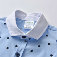 Load image into Gallery viewer, 2 Pieces Set Baby Kid Boys Dressy Star Bow Print Rompers And Suits Trousers Wholesale 211109422
