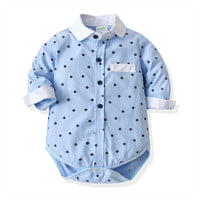 Load image into Gallery viewer, 2 Pieces Set Baby Kid Boys Dressy Star Bow Print Rompers And Suits Trousers Wholesale 211109422
