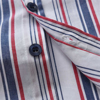 Load image into Gallery viewer, 2 Pieces Set Baby Kid Boys Striped Bow Shirts And Ripped Jeans Wholesale 211109424
