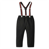 Load image into Gallery viewer, 2 Pieces Set Baby Kid Boys Dressy Striped Bow Shirts And Suits Trousers Wholesale 211109433
