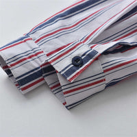 Load image into Gallery viewer, 2 Pieces Set Baby Kid Boys Dressy Striped Bow Shirts And Suits Trousers Wholesale 211109433
