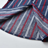 Load image into Gallery viewer, 2 Pieces Set Baby Kid Boys Dressy Striped Bow Shirts And Pants Suits Wholesale 211109436
