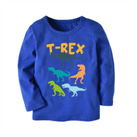 Load image into Gallery viewer, 3 Pieces Set Baby Kid Boys Letters Dinosaur Print Tops Striped Vests Waistcoats And Pants Wholesale 211109439
