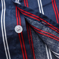 Load image into Gallery viewer, 2 Pieces Set Baby Kid Boys Birthday Party Striped Bow Shirts And Solid Color Jumpsuits Wholesale 211109440
