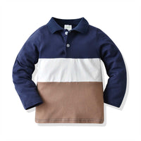 Load image into Gallery viewer, 2 Pieces Set Baby Kid Boys Birthday Party Color-blocking Bow Shirts And Solid Color Pants Wholesale 211109446
