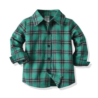 Load image into Gallery viewer, 2 Pieces Set Baby Kid Boys Birthday Party Checked Bow Shirts And Solid Color Jumpsuits Wholesale 21110945
