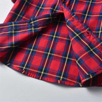 Load image into Gallery viewer, 2 Pieces Set Baby Kid Boys Birthday Party Checked Shirts And Solid Color Pants Wholesale 211109456
