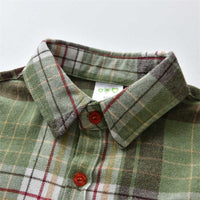 Load image into Gallery viewer, Baby Kid Boys Checked Bow Shirts Wholesale 211109481
