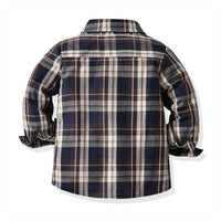 Load image into Gallery viewer, Baby Kid Boys Checked Bow Birthday Party Shirts Wholesale 211109484
