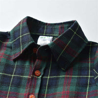 Load image into Gallery viewer, 2 Pieces Set Baby Kid Boys Birthday Party Checked Bow Shirts And Solid Color Jumpsuits Wholesale 211109489

