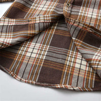 Load image into Gallery viewer, 2 Pieces Set Baby Kid Boys Dressy Birthday Party Checked Bow Shirts And Solid Color Jumpsuits Wholesale 211109507
