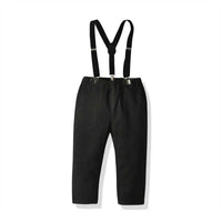 Load image into Gallery viewer, 3 Pieces Set Baby Kid Boys Dressy Birthday Party Solid Color Bow Shirts And Striped Vests Waistcoats And Jumpsuits Wholesale 211109515
