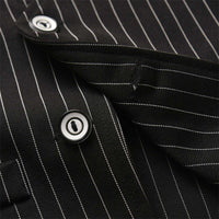 Load image into Gallery viewer, 3 Pieces Set Baby Kid Boys Dressy Birthday Party Solid Color Bow Shirts And Striped Vests Waistcoats And Jumpsuits Wholesale 211109515
