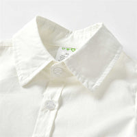 Load image into Gallery viewer, 2 Pieces Set Baby Kid Boys Dressy Birthday Party Solid Color Bow Shirts And Jumpsuits Wholesale 211109533
