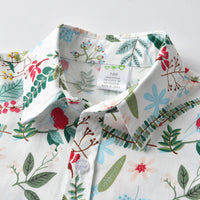 Load image into Gallery viewer, 2 Pieces Set Baby Kid Boys Plant Print Shirts And Solid Color Pants Wholesale 211109557
