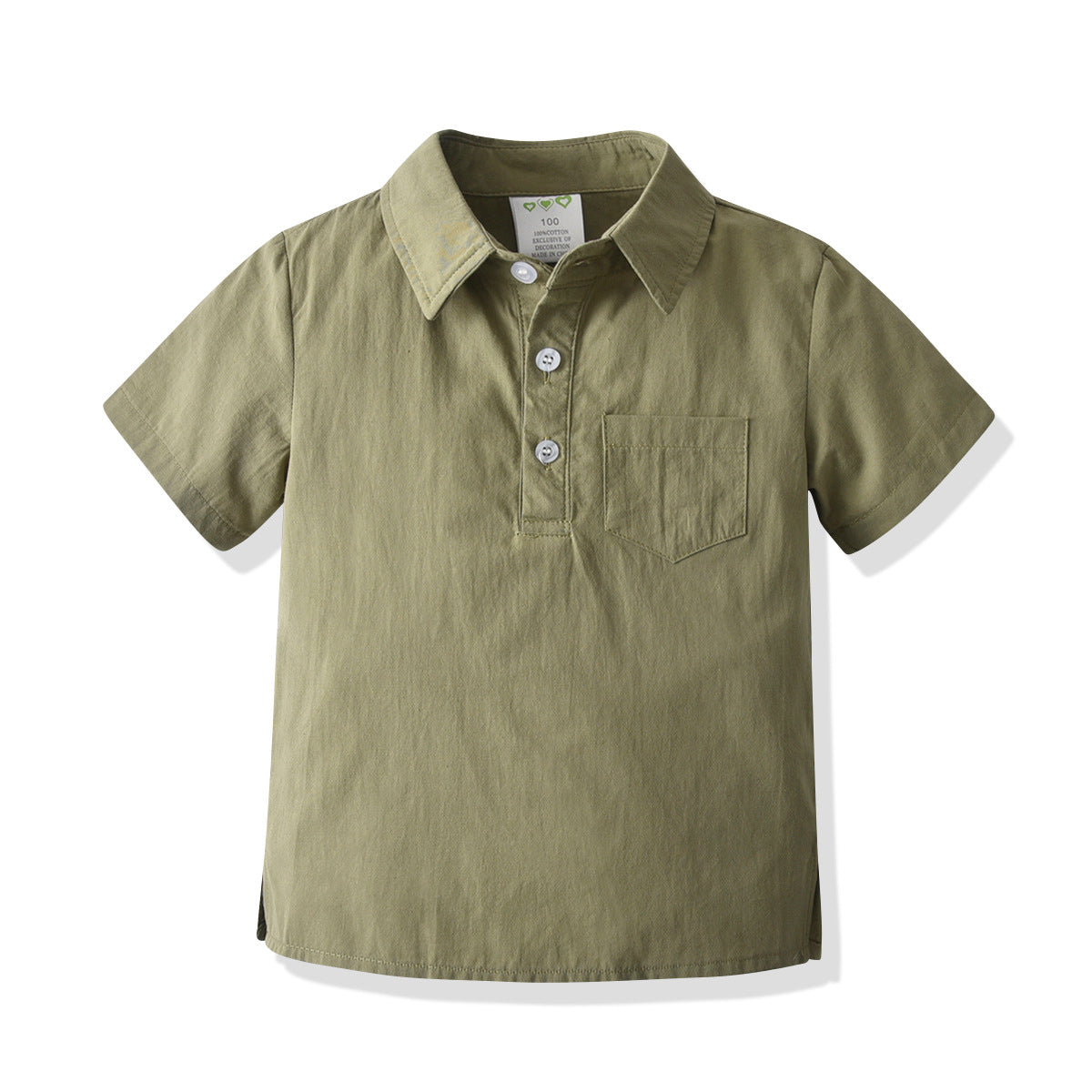 Baby Kid Boys Solid Color Polo Shirts Wholesale 211109558